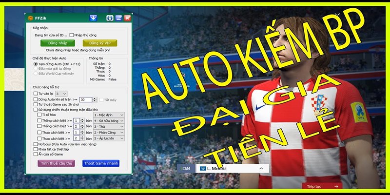 Hướng dẫn cách tải hack fifa online 4 FFZik chi tiết nhất